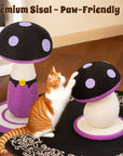 Purple Poison Mushroom Cat Scratcher