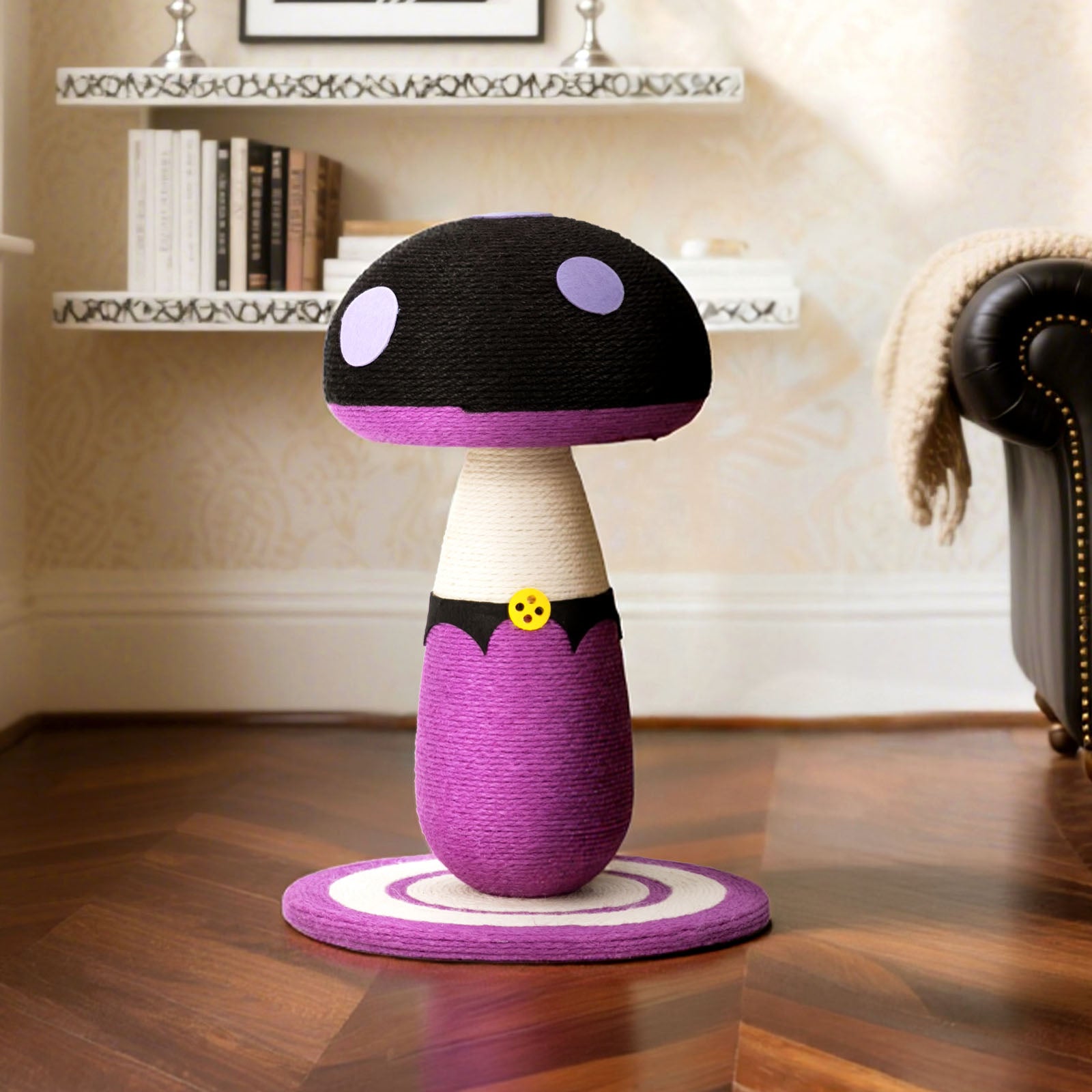 Purple Poison Mushroom Cat Scratcher