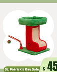 Christmas Boot Cat Scratching Post