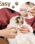 Stainless Steel Pet Nail Clipper with Nail File
