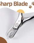 Stainless Steel Pet Nail Clipper with Nail File