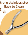Stainless Steel Pet Nail Clipper with Nail File