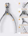 Stainless Steel Pet Nail Clipper with Nail File