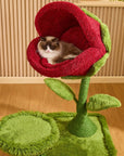 41.7'' Carnivorous Flower-Inspired Cat Tree