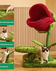 41.7'' Carnivorous Flower-Inspired Cat Tree