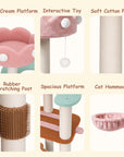 Happy & Polly-Large Ice Cream Cat Tree-Details