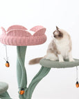 Yellow Tulip Cat Tree
