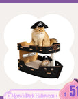 2-Tier Pirate Ship Cat Bed