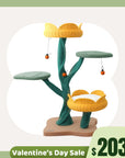 Yellow Tulip Cat Tree
