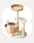 Sleeping in the Bowl Cat Tree