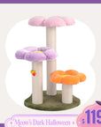 Three Flower Cat Tree