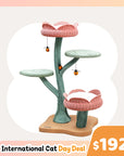 Yellow Tulip Cat Tree