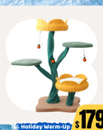 Yellow Tulip Cat Tree
