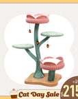 Yellow Tulip Cat Tree