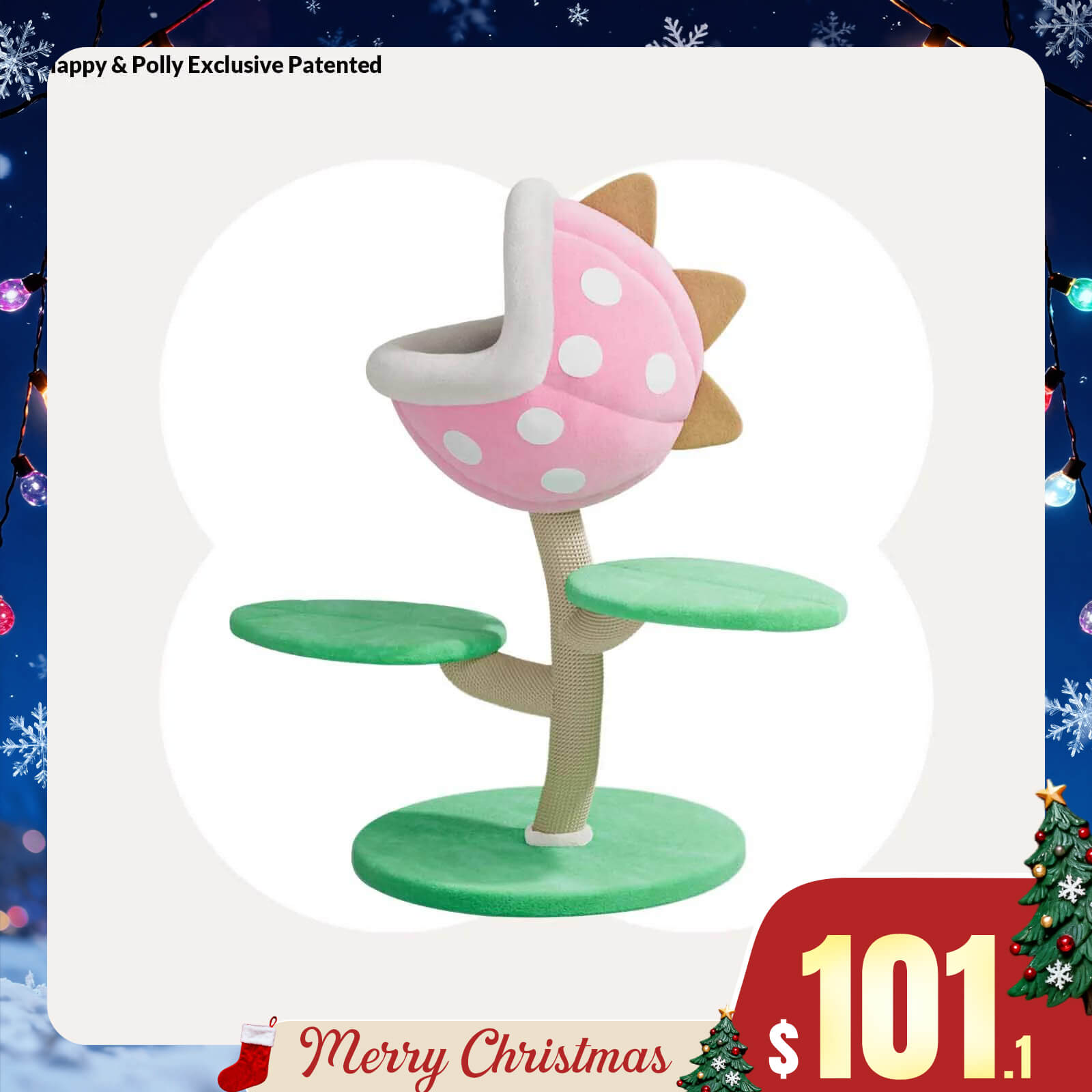 Monster World Cat Tree – Happy & Polly