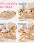 Three adjustable reclining positions