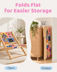 Folds flat for storage