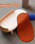 35.9'' Wooden Sunset Cat Couch for Multiple Cats - Stylish Lounge & Play