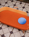 35.9'' Wooden Sunset Cat Couch for Multiple Cats - Stylish Lounge & Play