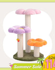 Three Flower Cat Tree