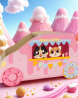 Donut Car Cat Scratcher