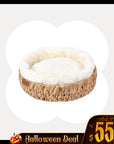 Handwoven Gourd Grass Cat Bed