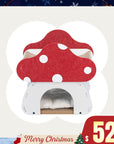 Mushroom Loft – Cat Bed & Scratcher Combo