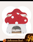 Mushroom Loft – Cat Bed & Scratcher Combo