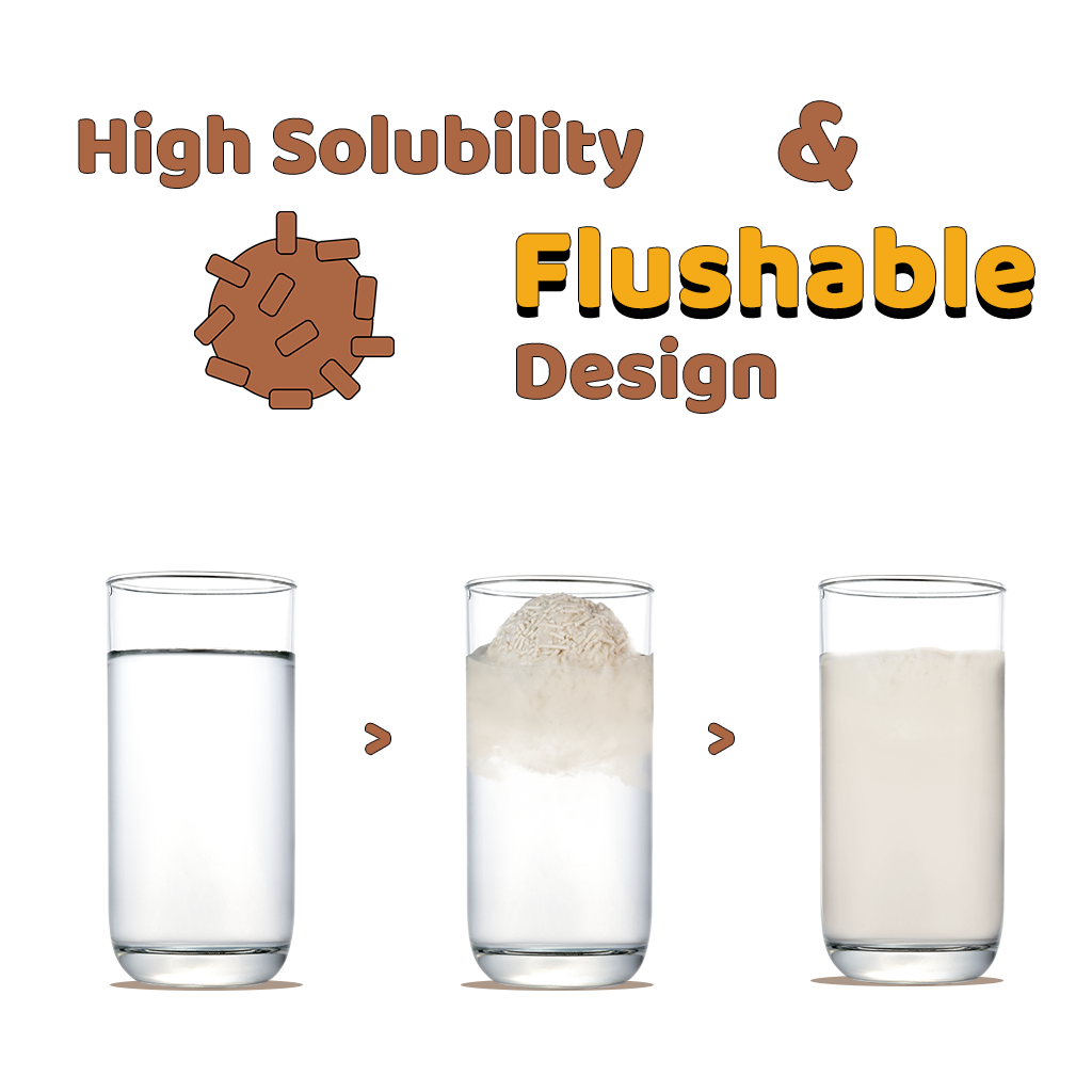 flushable cat litter