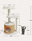 Dimensions of the Milk Cloud Cat Tree