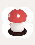 Front view of the Mushroom Cat Scratcher, a fun and stylish addition to your cat's play area.