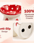 Handmade ceramic and anti-slip base details