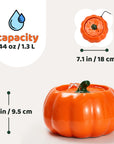 44 oz pumpkin cat water fountain dimensions and capacity