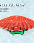 Double-Layer Strawberry Cat Litter Trapping Mat โ Keep Your Floors Clean