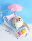 Summer Beach Lounge Cat Bed