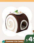 Summer Cat Camp Sale - Sleeping in the Bowl Cat Tree