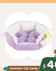 Summer Cat Camp Sale - 27oz Donut Style Cat Bowl Set