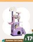 Summer Cat Camp Sale - Sweetheart Snuggle Cat Tunnel Bed