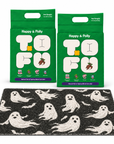 Happy & Polly Tofu & Cassava Cat Litter two 5.5lb Bags with Gothic Style Cat Litter Mat — Style A — white background