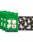 Happy & Polly Tofu & Cassava Cat Litter four 5.5lb Bags with Gothic Style Cat Litter Mat — Style A — white background