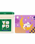 Happy & Polly Tofu & Cassava Cat Litter 20lb Bucket with Moonlight Dream Cat Litter Mat — white background