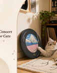 Vinyl Dreams Wall Cat Scratcher a concert for cats