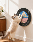 Vinyl Dreams Wall Cat Scratcher cat scratching on wall