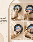 Vinyl Dreams Wall Cat Scratcher scratch anywhere feature