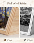 Wooden Art Cat Scratcher House solid wood stability detail