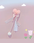 Pink Heart Cat Teaser Wand