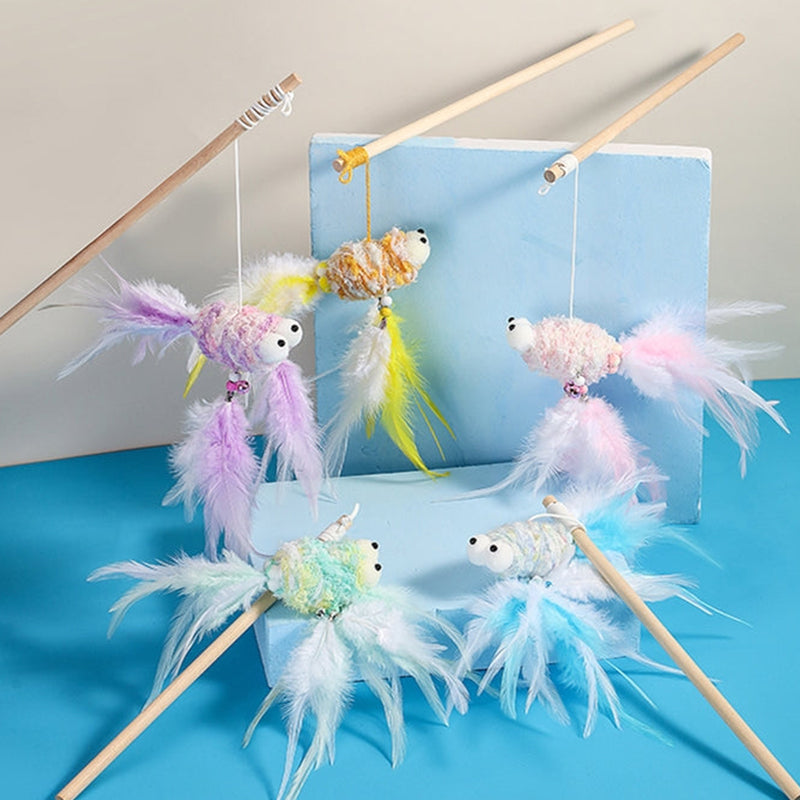 HUFT Birthday Fairy Fish Cat Wand Toy – Heads Up For Tails