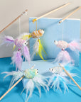 Handmade Goldfish Cat Toy Wand