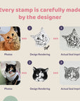 Custom Pet Portrait Stamp