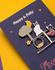 Moonlight - Metal Enameled Pin